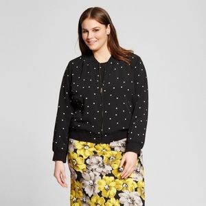 Who What Wear for Target Polka Dot Bomber Jacket